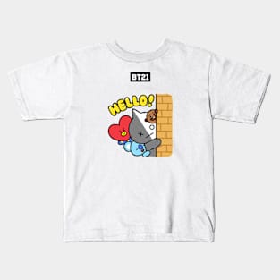 bt21 bts exclusive design 17 Kids T-Shirt